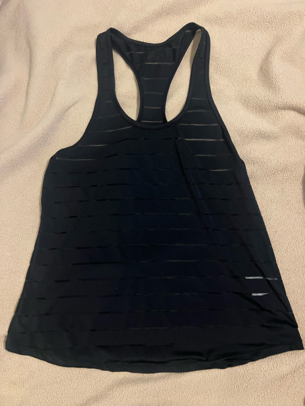 ZYIA Black Racerback Tank Top